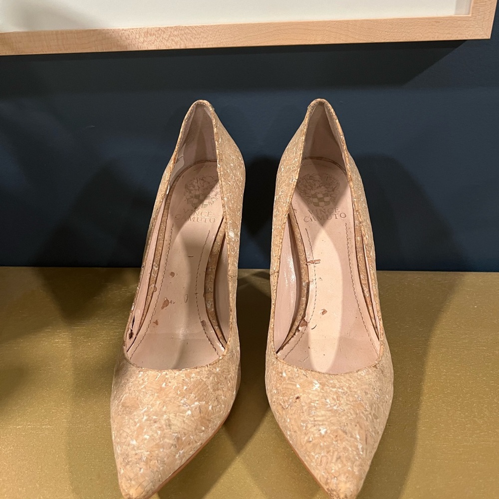 Elegant Beige Women's Heels